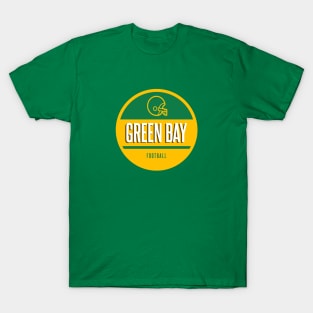 green bay retro football T-Shirt